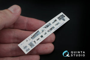 Quinta Studio QD48008 MiG-29 (9-12) 3D-Printed &amp;amp; colored Interior on decal paper (for GWH kits) 1/48 – Bild 10