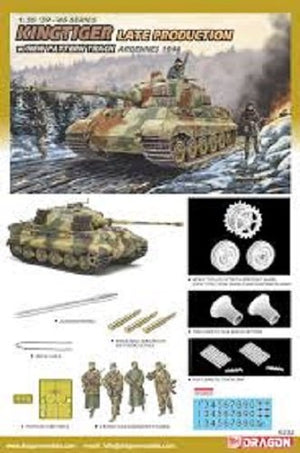 Dragon 6232 Kingtiger Late Production w/New Pattern Track Ardennes 1944 1/35 – image 2