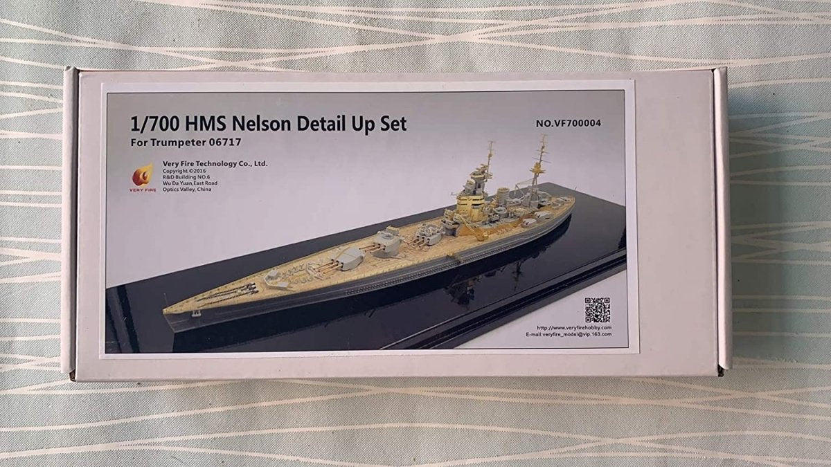 Very Fire VF700004 Battleship HMS Nelson Detail up Set for Trumpeter 06717 1/700 – image 2