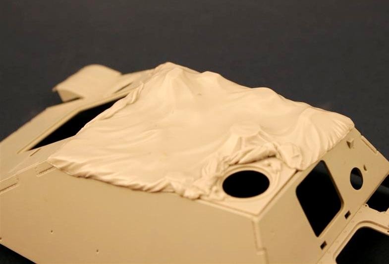 Panzer Art RE35-124 Jagdpanther roof with canvas cover 1/35 – image 3
