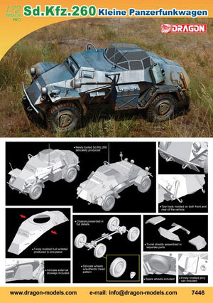 Dragon 7446 Sd.Kfz.260 Kleine Panzerfunkwagen 1/72 – image 2