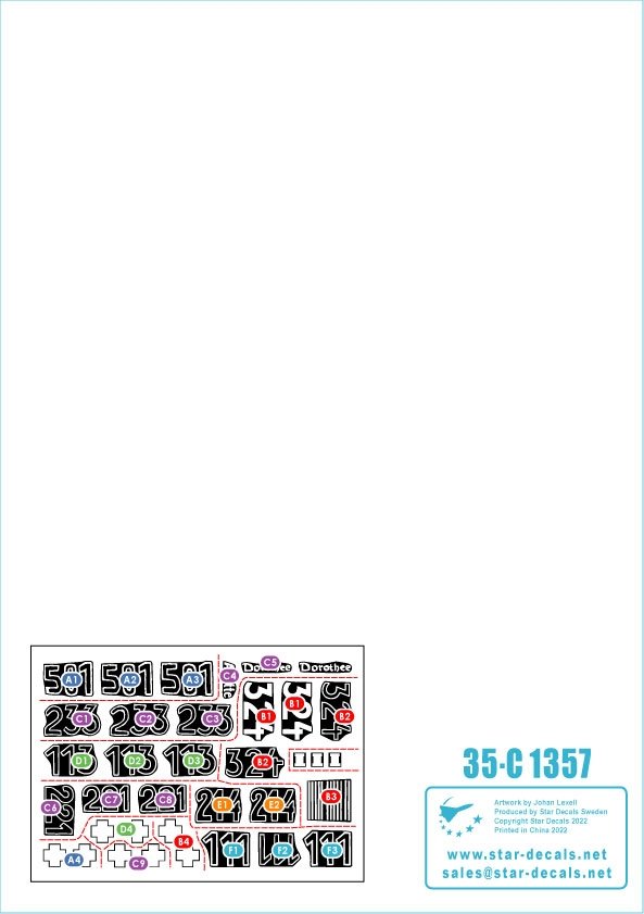 Star Decals 35-C1357 East Front Tigers s.Pz.Abt. 501 1943-44 1/35 – Bild 2