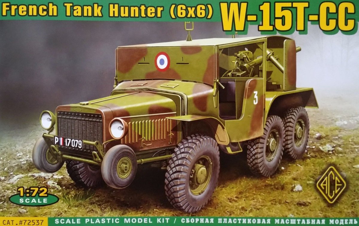 ACE 72537 W-15T-CC French tank hunter 1/72