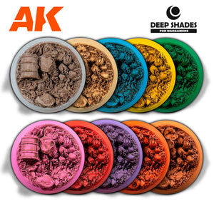 AK Interactive AK13002 PURE GRIME – DEEP SHADES 30ML – immagine 2