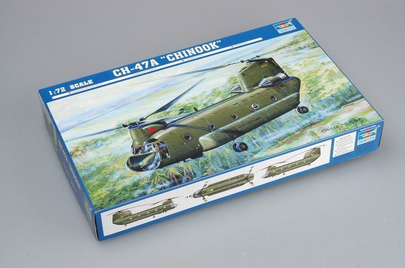 Trumpeter 01621 CH-47A Chinook medium-lift helicopter 1/72 – image 2