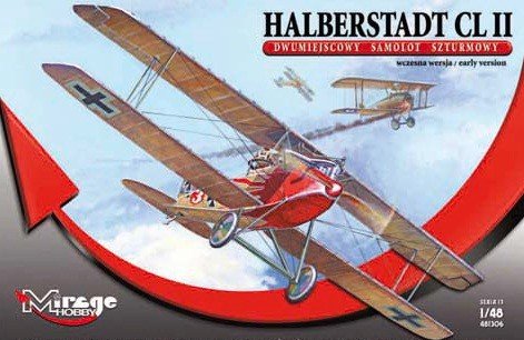 Mirage Hobby 481306 Halberstadt CL.II, Two-seater, Ground Support Aircraft, early version 1/48