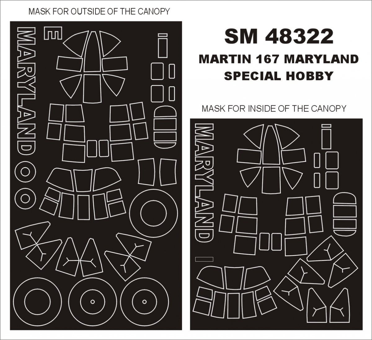 Montex SM48322 MARTIN 167 MARYLAND SPECIAL HOBBY