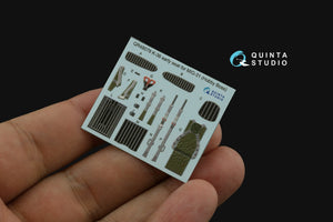 Quinta Studio QD48504 MiG-31B 3D-Printed &amp;amp; colored Interior on decal paper (Hobby Boss) 1/48 – obrázek 7