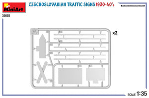 Miniart 35655 CZECHOSLOVAKIAN TRAFFIC SIGNS 1930-40&amp;#39;s 1/35 – obrázek 3