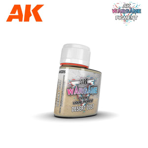 AK Interactive AK1215 POUSSIÈRE DU DÉSERT – PIGMENT LIQUIDE ÉMAIL 35 ml