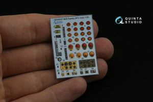 Quinta Studio QD35037 M35 Family 3D-Printed &amp;amp; colored Interior on decal paper (AFV club) 1/35 – immagine 7
