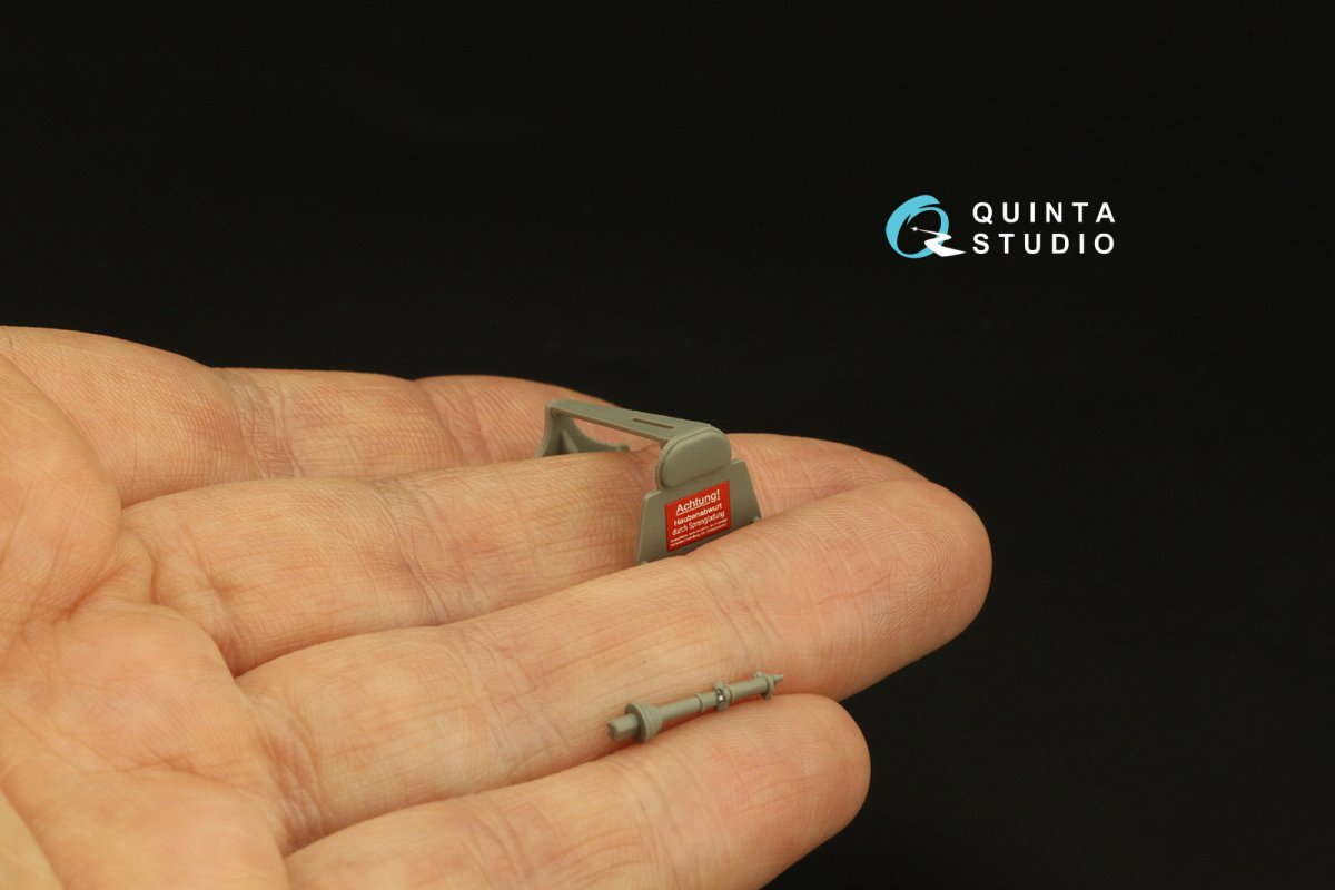 Quinta Studio QD35101 FW 190A-6 3D-Printed &amp;amp; colored Interior on decal paper (Border Model) 1/35 – image 11