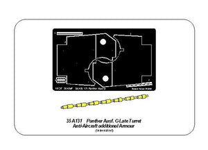 Aber 35A131 Additional anti-aircraft armor for the Panther G 1/35 turret – Bild 4