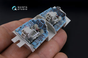 Quinta Studio QD48181 Su-27UB 3D-Printed colored Interior on decal paper (for KittyHawk kit) 1/48 – obrázek 10