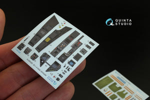 Quinta Studio QD32010 Mirage 2000-5 3D-Printed &amp;amp; colored Interior on decal paper (for Kitty Hawk kit) 1/32 – immagine 6