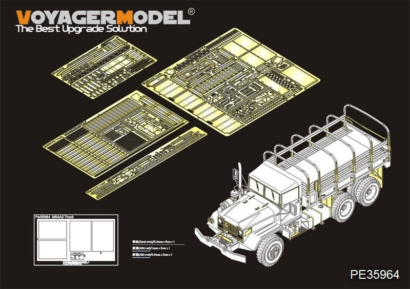 Voyager Model PE35964 Modern US Army M54A2 5t Truck basic For AFV 35300 1/35