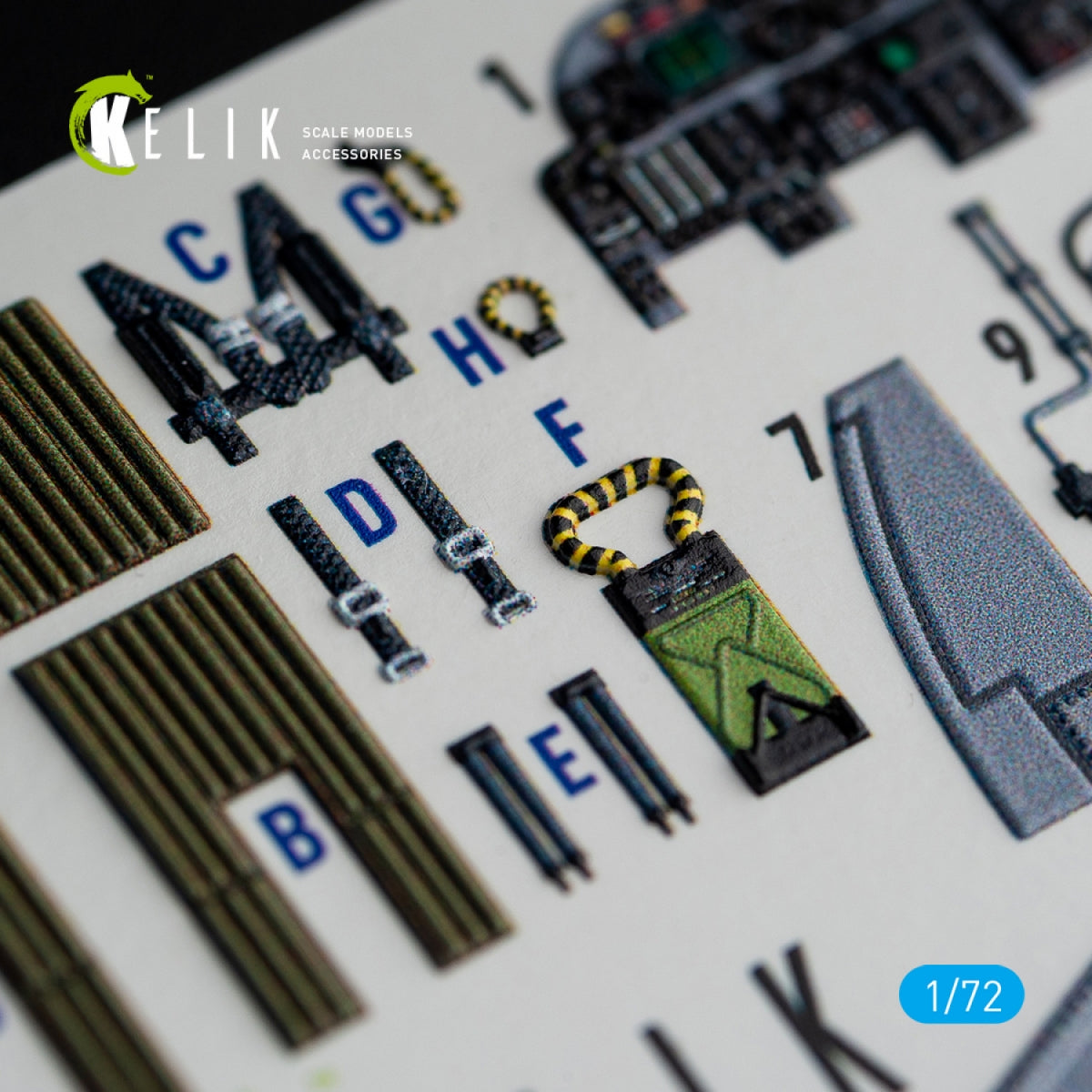 KELIK K72067 A-6E INTRUDER INTERIOR 3D DECALS FOR ITALERI KIT 1/72 – image 2