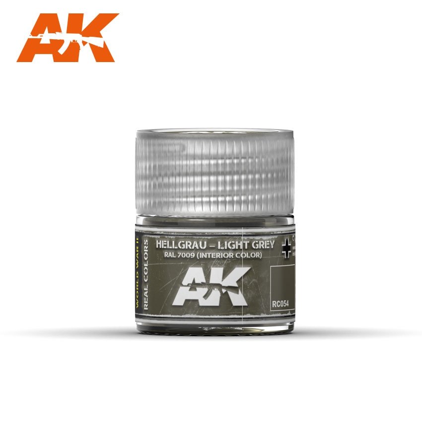 AK Interactive RC054 HELLGRAU – LIGHT GRAY RAL 7009 (INTERIOR COLOR) 10ml