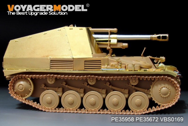 Voyager Model PE35958 WWII German self-propelled howitzer Wespe basic For TAMIYA 35200/35358 1/35 – image 22