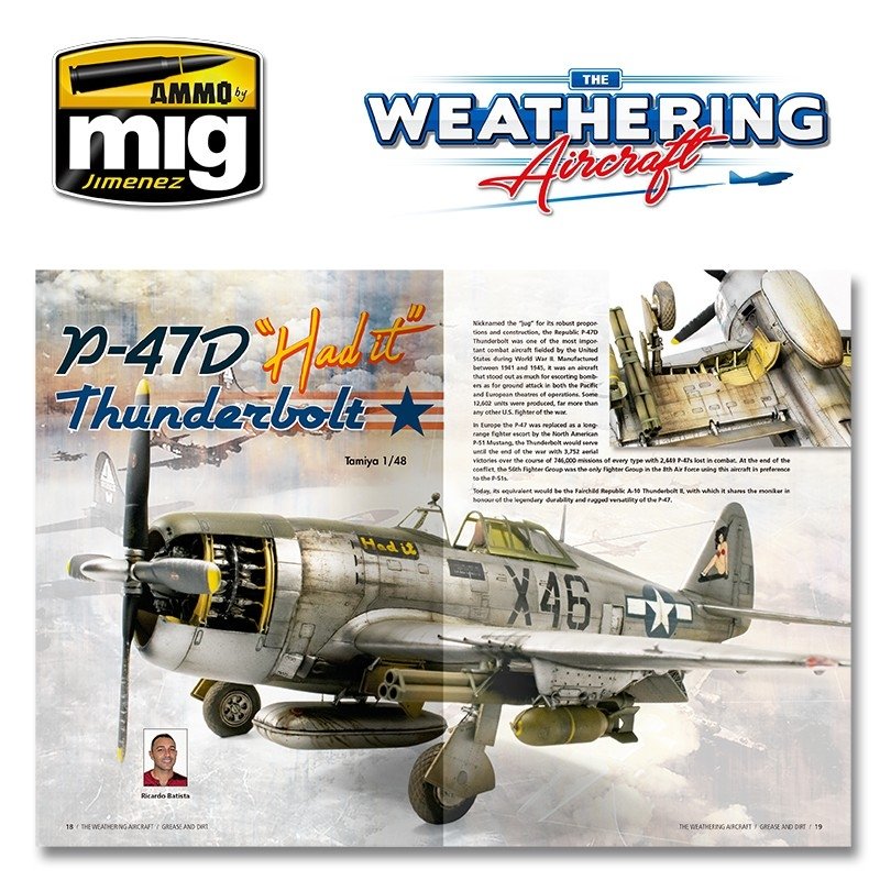 AMMO of Mig Jimenez 5215 The Weathering Aircraft Issue 15. GREASE &amp;amp; DIRT (English) – imagen 3