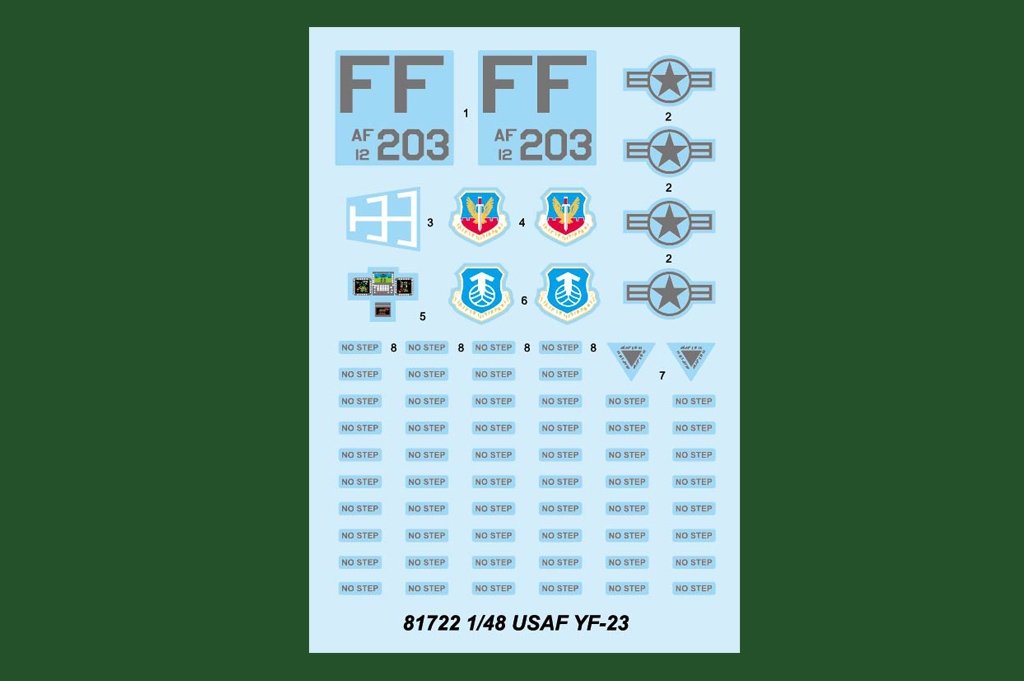 Hobby Boss 81722 USAF YF-23 1/48 – image 3