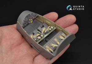 Quinta Studio QD32028 Bf 108 3D-Printed &amp;amp; colored Interior on decal paper (for Eduard kit) 1/32 – Bild 8