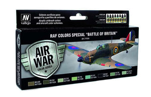 Vallejo 71144 Model Air Set of 8 paints - RAF Colors &amp;quot;Battle of Britain&amp;quot;