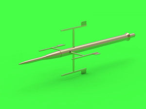 Master AM-48-144 F-16XL / F-CK-1 Prototypes Pitot Tube &amp;amp; AOA Probes (1/48) – obrázek 3