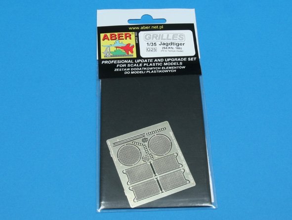 Aber 35G25 Grilles for german self propelled gun Sd.Kfz.186 Jagdtiger (1/35) – image 3