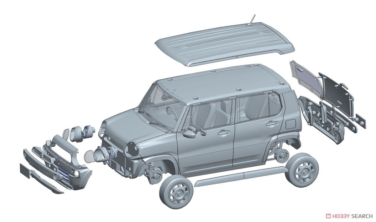 Fujimi 066219 C-NX-11 EX-2 Suzuki Hustler G (Moonlight Violet Pearl Metallic) 1/24 – obrázek 2