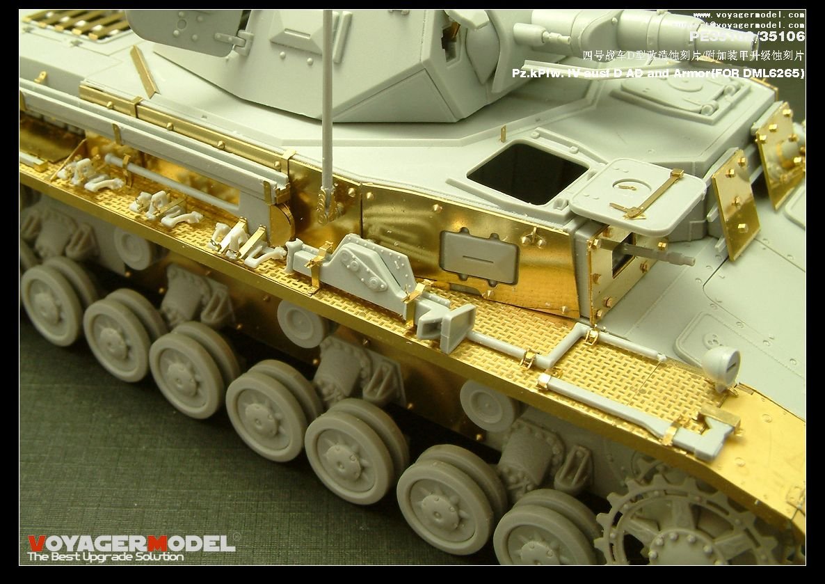 Voyager Model PE35106 Pz.kPfw. IV ausf D AD Armor 1/35 – obrázek 13