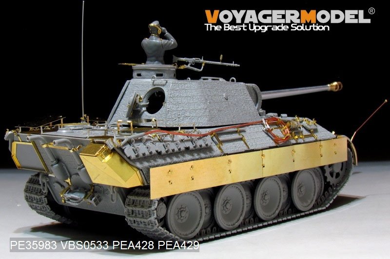 Voyager Model PE35983 WWII German Panther D Tank Late version Basic For TAKOM 2104 1/35 – immagine 9