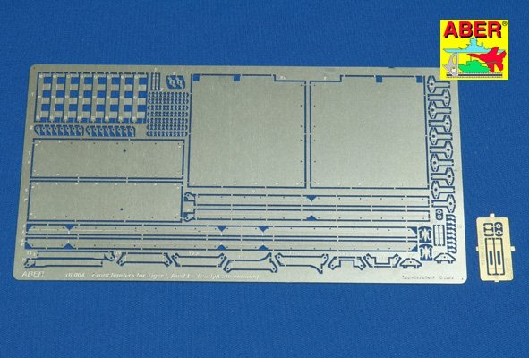 Aber 16004 Front Fenders for Tiger I, Aufs.E - Early/Late version (1/16)