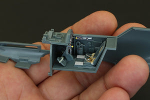 Quinta Studio QD48087 Bf 109E-4/E-7 3D-Printed &amp;amp; colored Interior on decal paper (for Eduard kit) 1/48 – Bild 10
