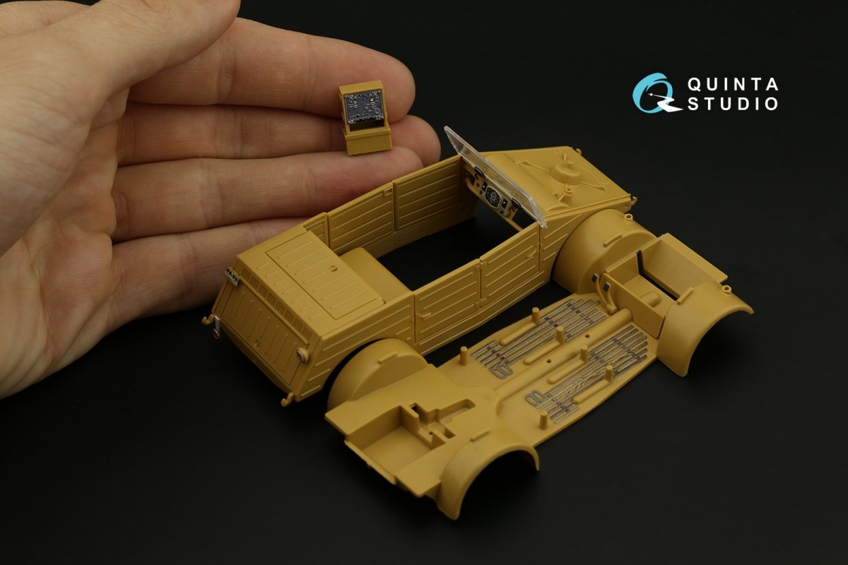 Quinta Studio QD35055 Kubelwagen typ 82 3D-Printed &amp;amp; coloured Interior on decal paper ( Italeri ) 1/35 – zdjęcie 6