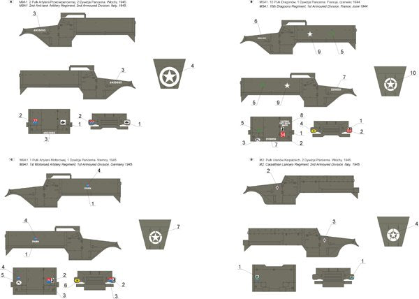 ToRo Model 35D49 - M2/M3/M5A1/M9A1/M14 Half Tracks in Polish service vol.2 1/35 – image 2