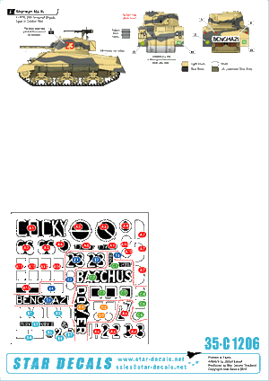 Star Decals 35-C1206 Sherman Mk III 1/35 – imagen 2