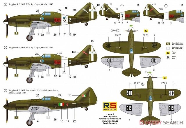 RS Models 92256 Reggiane 2005 1/72 – image 5