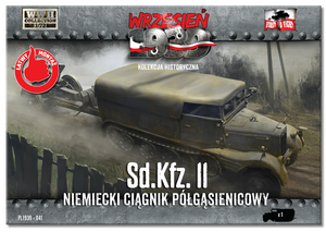 First to Fight PL041 Sd. Kfz. II German Half-Track Tractor (1/72) – obrázek 2