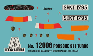 Italeri 12006 Porsche 911 Turbo My First Model Kit 1/24 – image 3