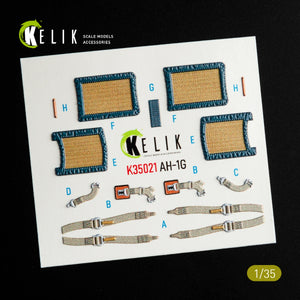 KELIK K35021 AH-1G COBRA INTERIOR 3D DECALS FOR ICM KIT 1/35 – Bild 3
