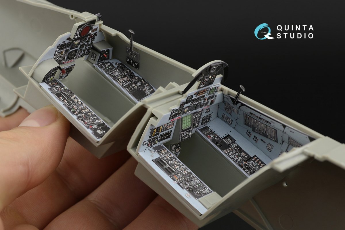 Quinta Studio QD32039 F-4E 3D-Printed &amp;amp; colored Interior on decal paper (Revell) 1/32 – image 5