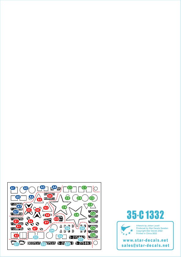 Star Decals 35-C1332 Tanks in Burma. British Sherman Mk V, Sherman Mk V AOP, M3 Lee, M7 Priest HMC. 1/35 – obrázek 3