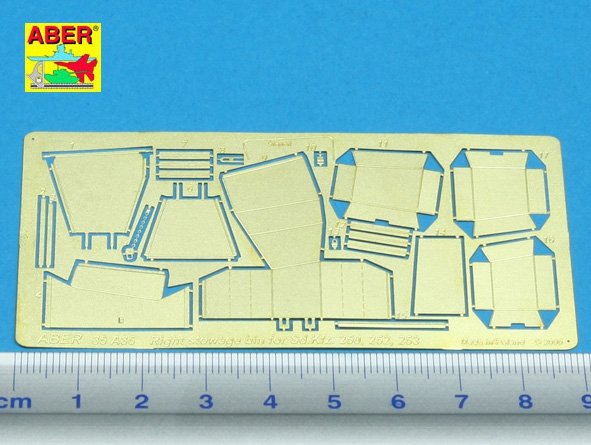 Aber 35A085 Right stowage bin for Sd Kfz. 250 ,252 ,253 1/35 – immagine 2