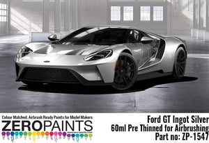 Peinture argentée Zero Paints ZP-1547 Ford GT Ingot 60 ml