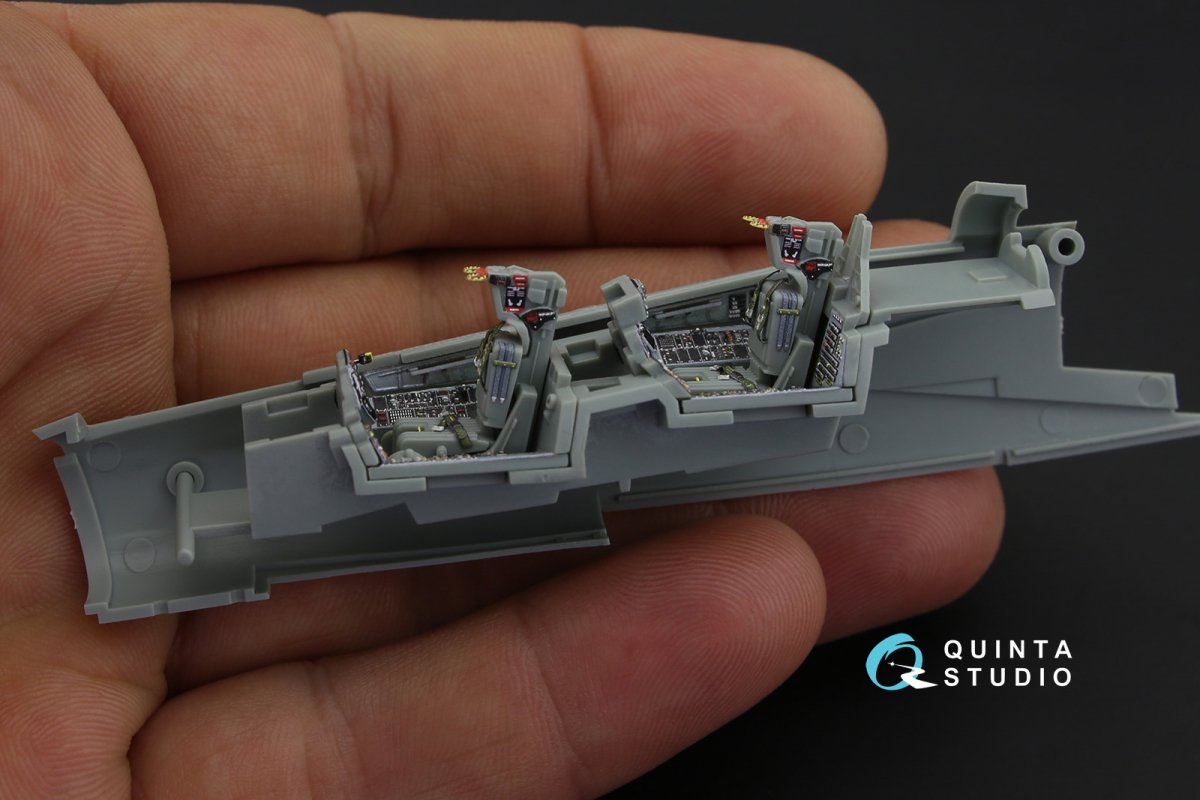 Quinta Studio QD72024 F-14A 3D-Printed &amp;amp; colored Interior on decal paper (for Academy kit) 1/72 – image 5