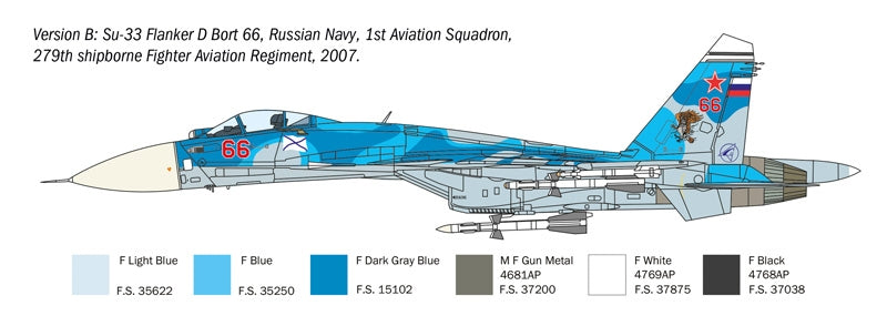 Italeri 0197 SU-33D Flanker-D 1/72 – Bild 9