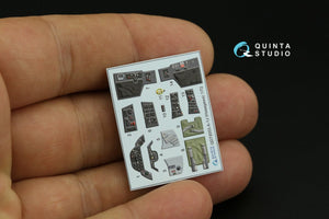 Quinta Studio QD72053 A-1J 3D-Printed &amp;amp; colored Interior on decal paper (Hasegawa) 1/72 – Bild 4