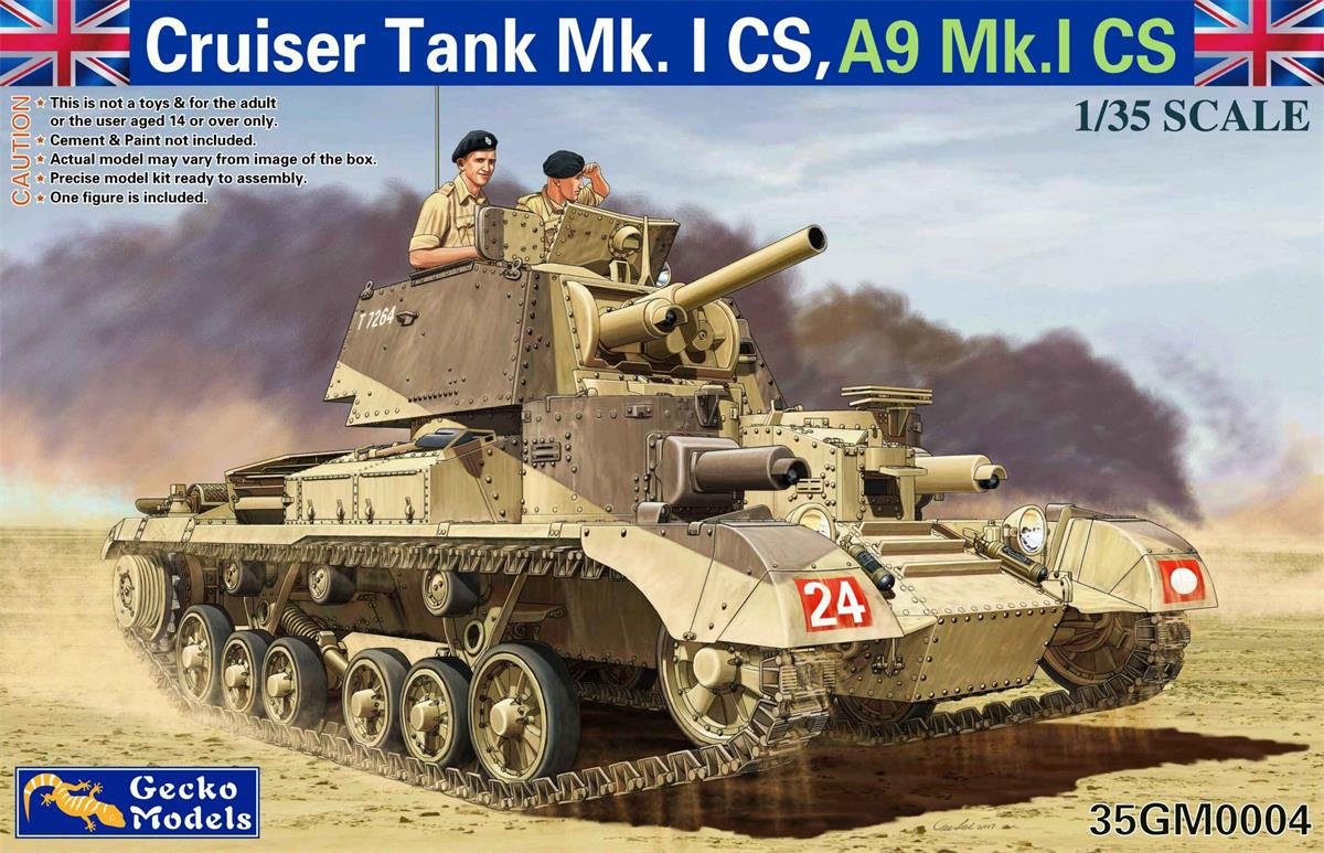 Gecko Models 35GM0004 Cruiser Tank Mk. I CS, A9 Mk.ICS 1/35