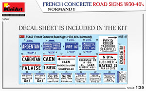 MiniArt 35669 FRENCH CONCRETE ROAD SIGNS 1930-40&amp;#39;S. NORMANDY 1/35 – image 2